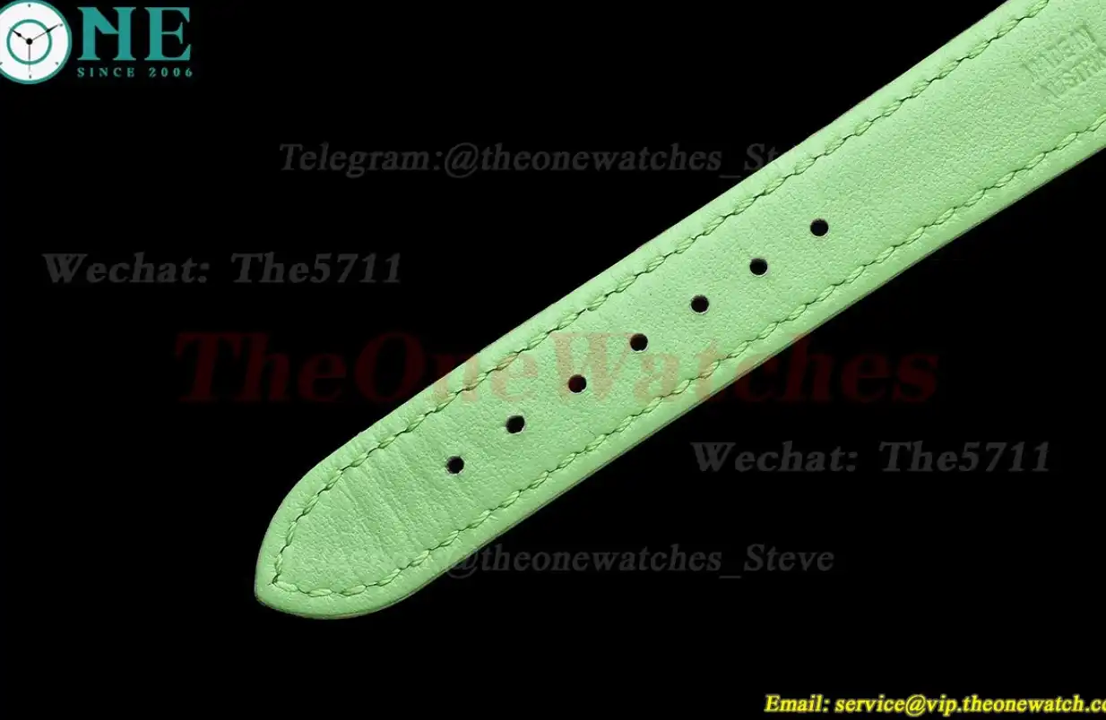 Tank Must Small SS LE White dial On Green Leather Strap K11F Quartz