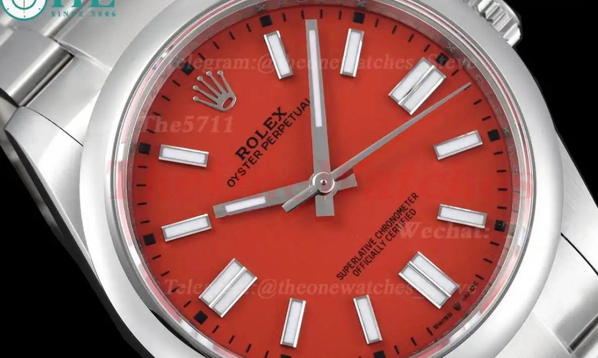 Oyster Perpetual 124300 41mm SS SS Red Dial VSF VS3230