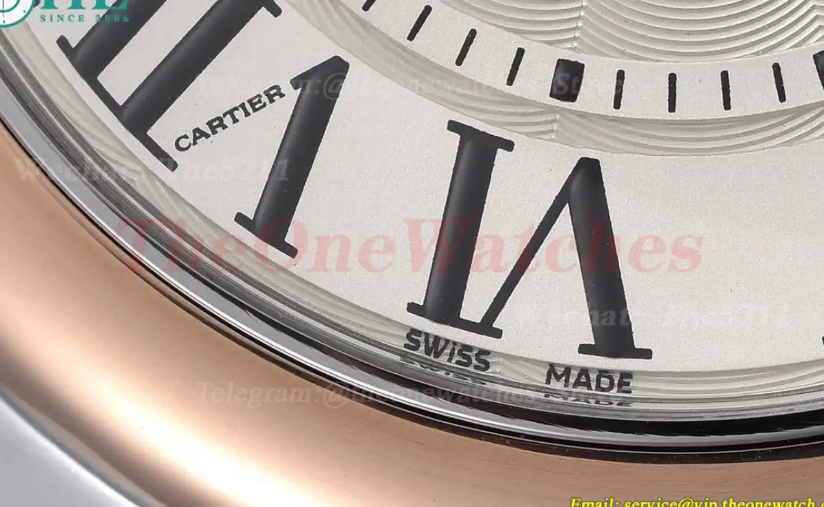 Ballon Bleu De Cartier 42mm RG SS White Rmn GDF MY8215