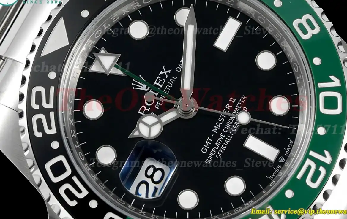 GMT Master II 126720 Sprite Oys 40mm SS SS Black Dial EWEF SH3285