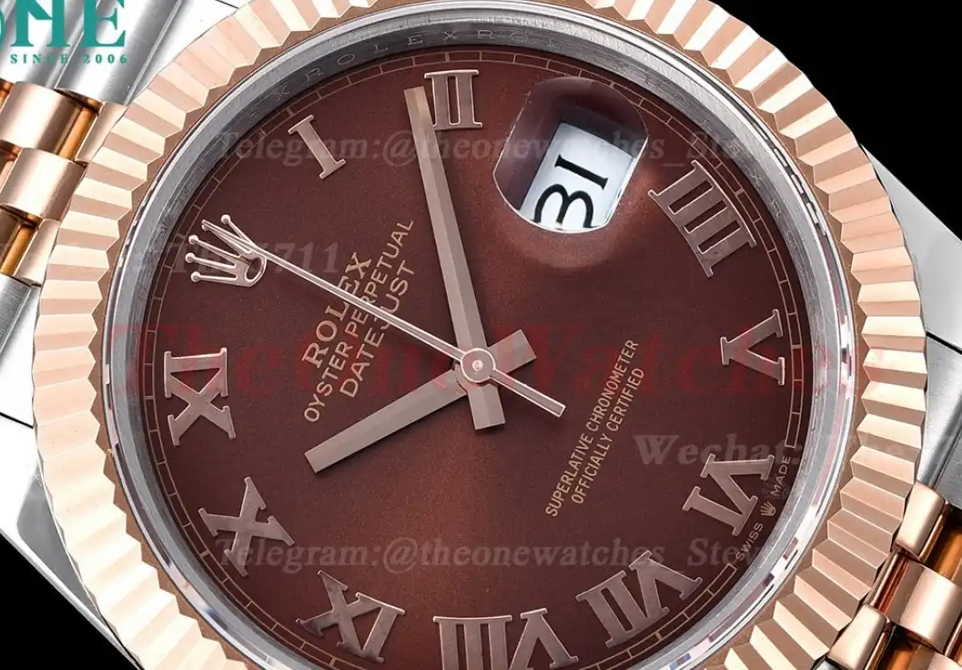 Datejust 126231 36mm Brown Rmn SS RG GMF A2824