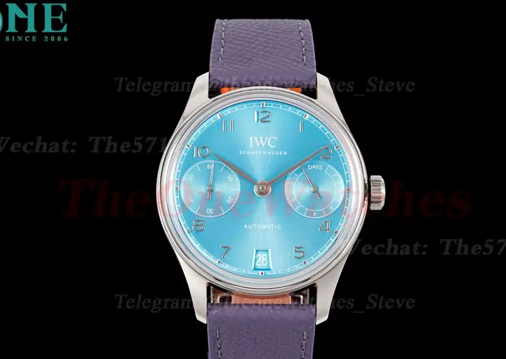 Portugieser 7 Days 2024 42mm SS LE Light Blue Dial APS A52010