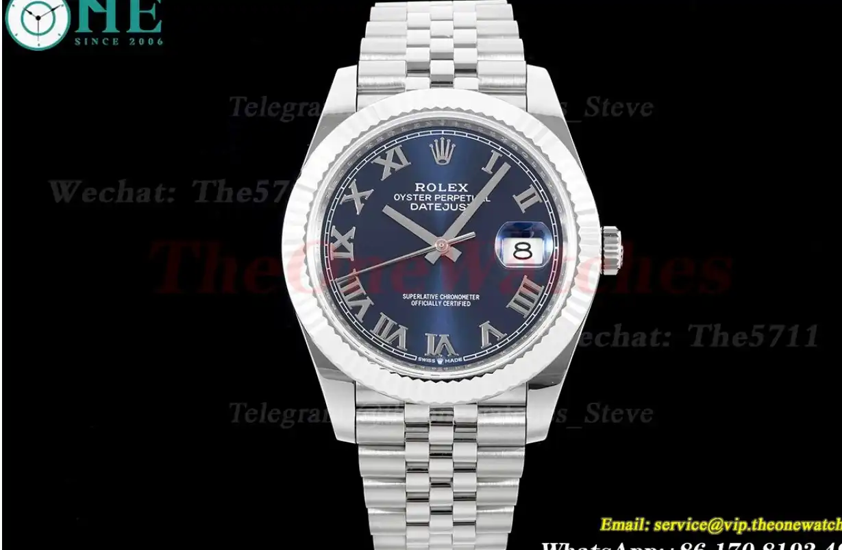 Datejust 126334 41mm Jub 904L SS SS Blue Rmn ARF VR3235