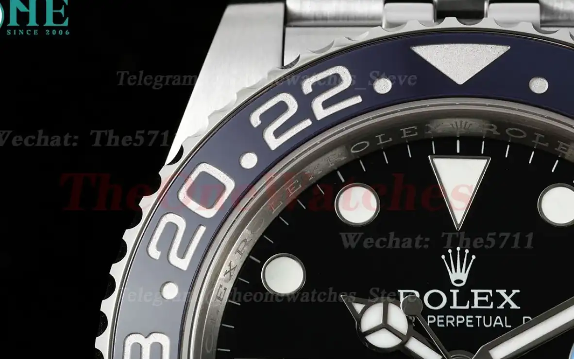 GMT Master II 126710 Pepsi Jub 40mm SS SS Black Dial THBF SH3285