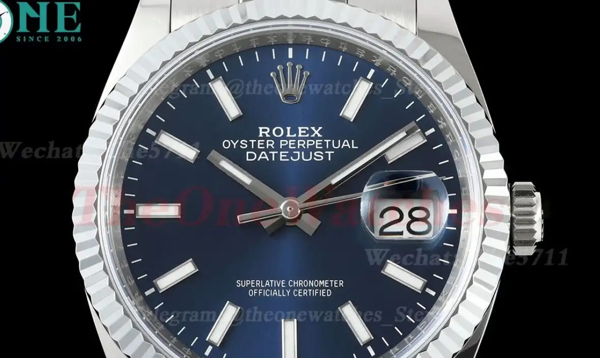 Datejust 126234 36mm Jub SS SS Blue Stk JQF VR3235