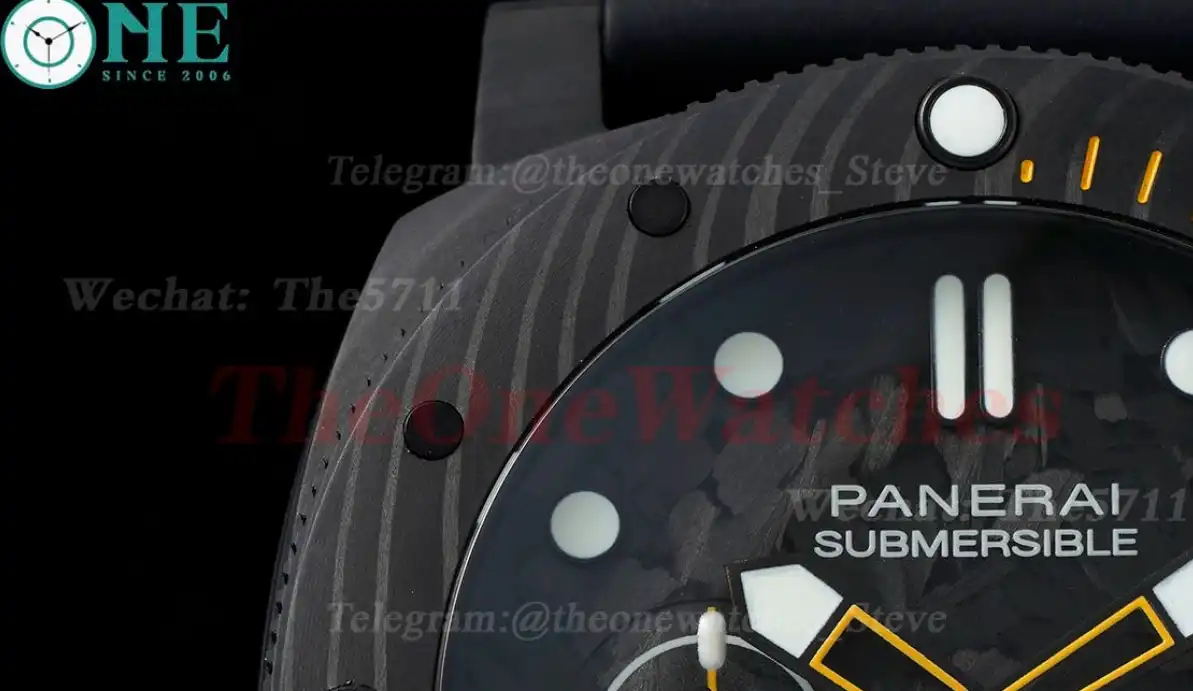 Submersible PAM1324 44mm Carbon RU Black Dial VSF P9011