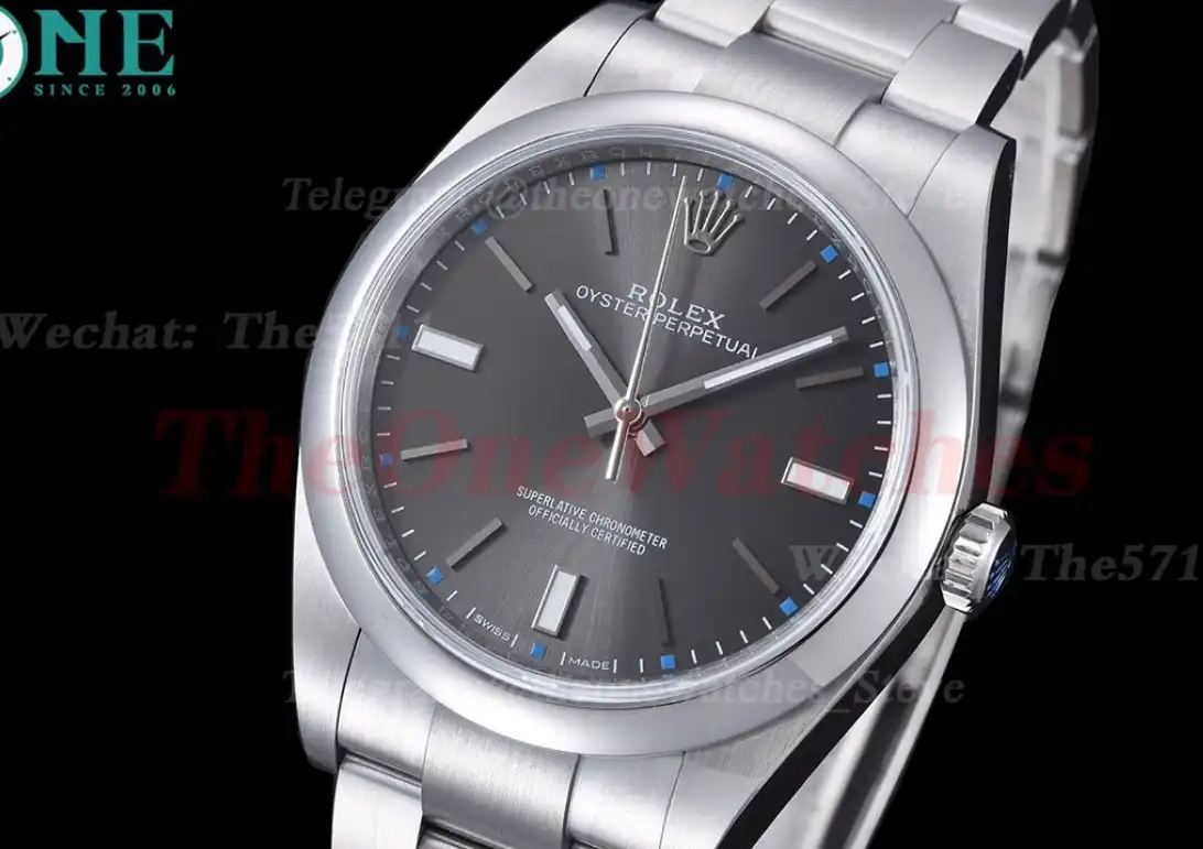 Oyster Perpetual 114300 39mm SS SS Grey EWF VR3132