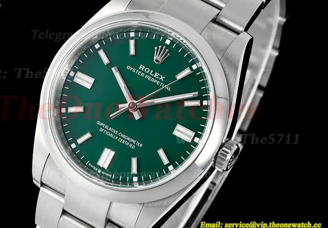 Oyster Perpetual 126000 36mm SS SS Green Stk VSF VS3230 Super Clone