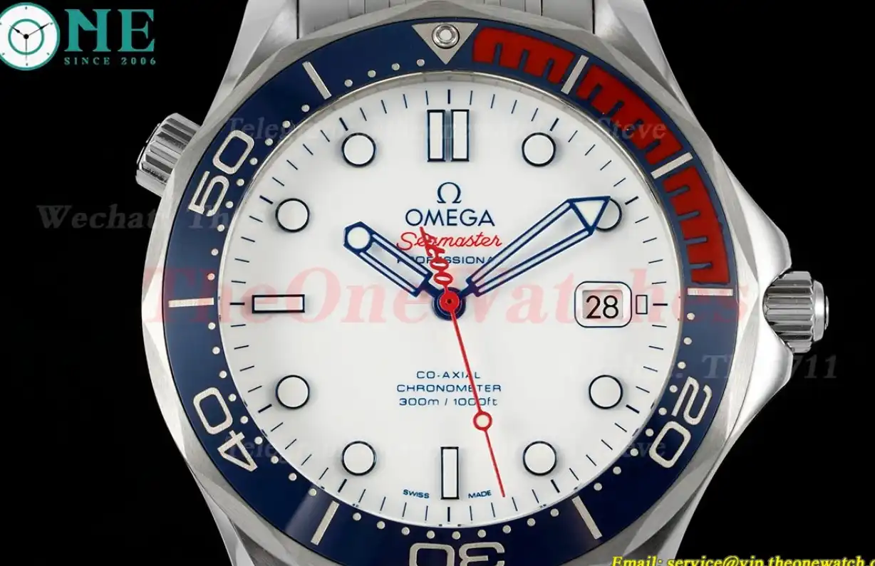 Seamaster Commander 007 SS SS White Dial OMF A2507