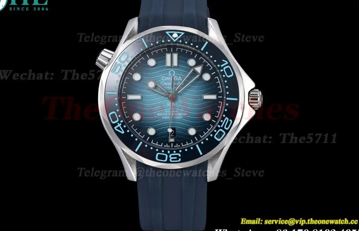 Seamaster 300m 42mm SS RU Gradient Blue Dial GDF MY8215