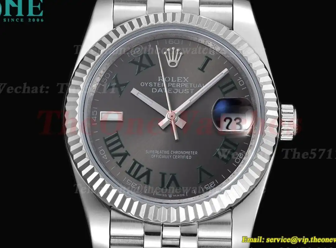 Datejust 126234 36mm Jub SS SS Grey Rmn GDF MY8215