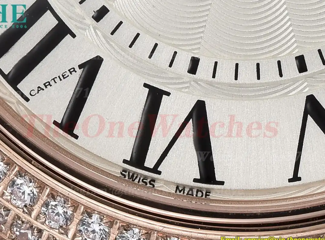 Ballon Bleu De Cartier 33mm RG RG White Diamond GDF NH05