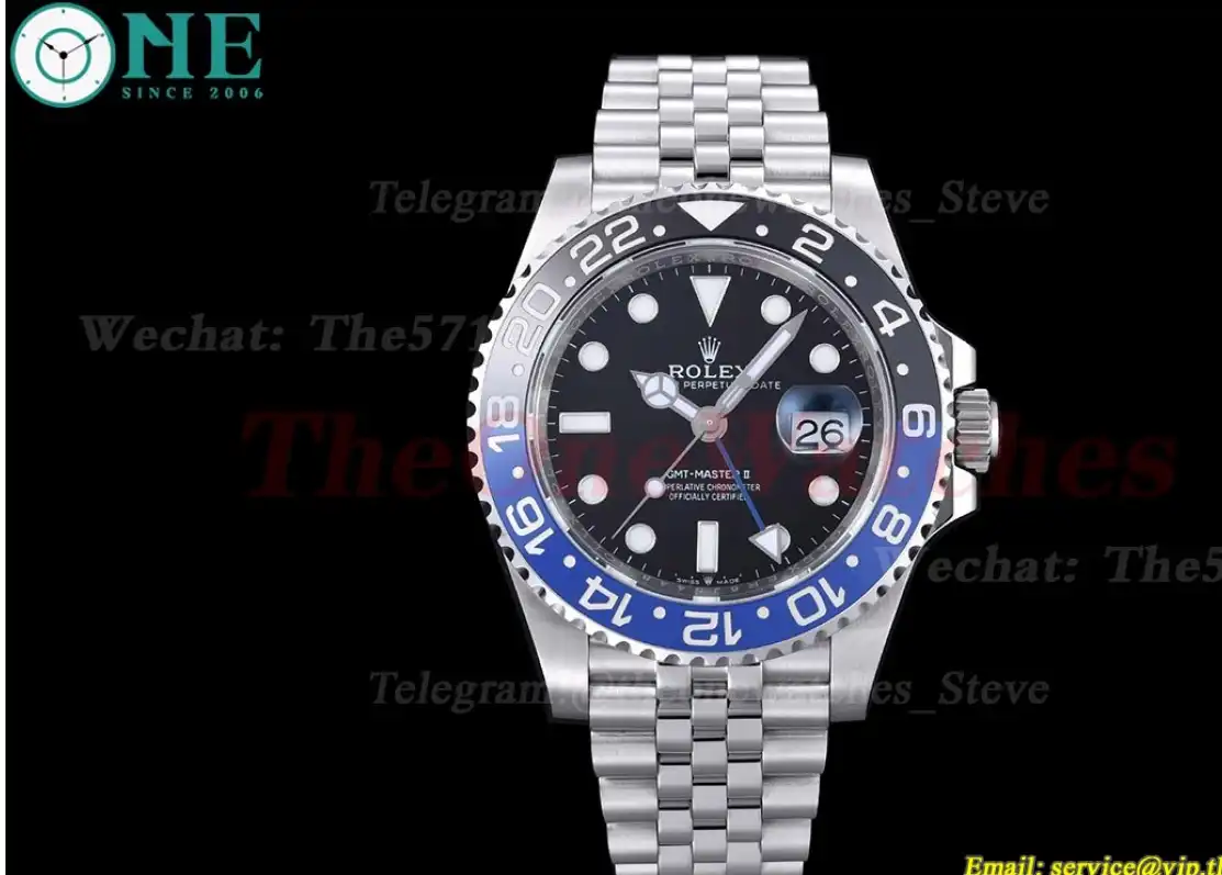 GMT Master II 126710 Batgirl Jub 40mm Black Blue EWF V2 VR3285