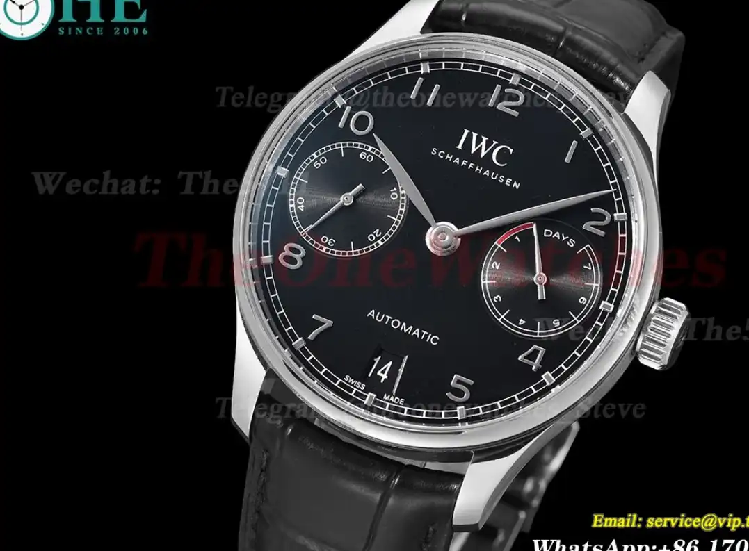 Portugieser 7 Days 42mm SS LE Black Dial ZF V5 A52010