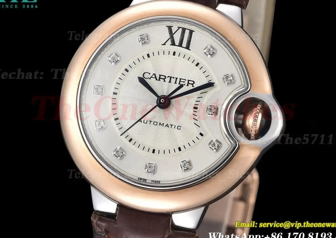 Ballon Bleu De Cartier 33mm SS LE White Dia GDF NH05