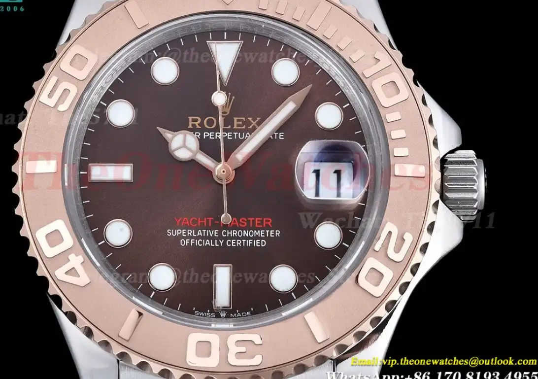 Yacht-Master 126621 40mm RG SS Brown Dot GDF MY8215