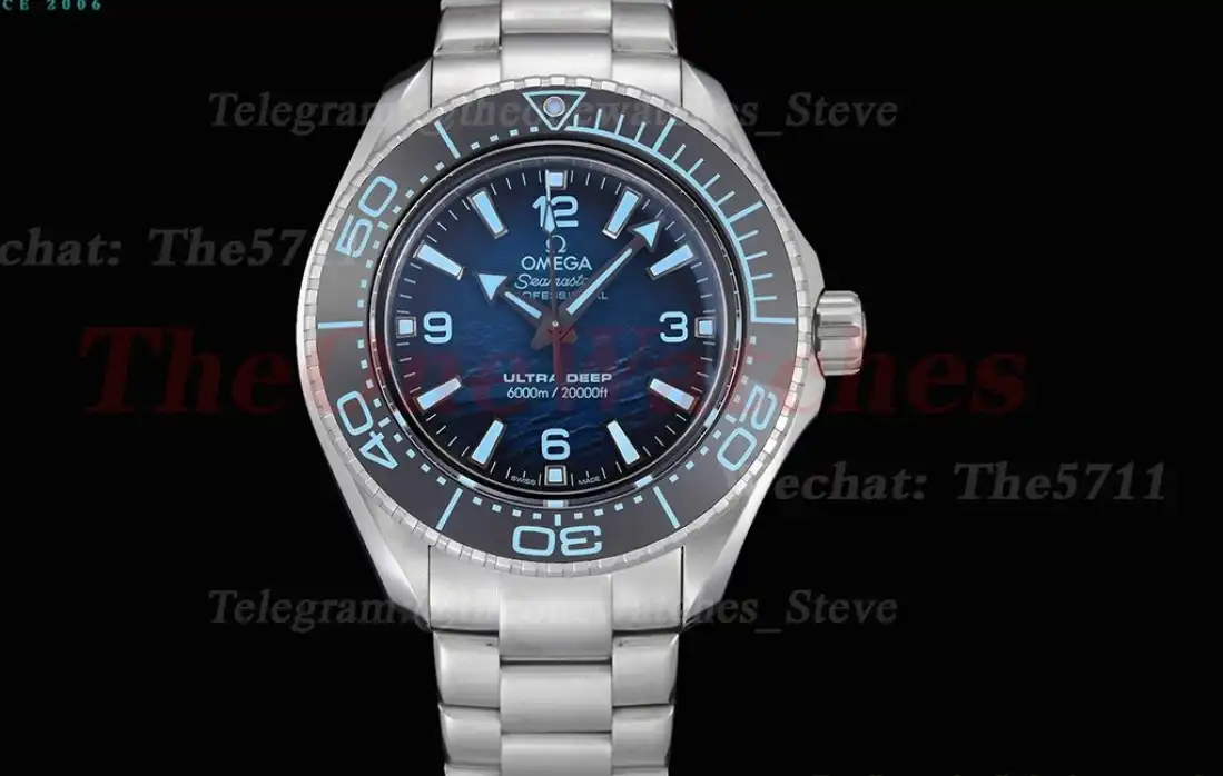 Planet Ocean Ultra Deep 'Challenger' 45.5mm SS SS Blue Dial VSF A8912 Super Clone