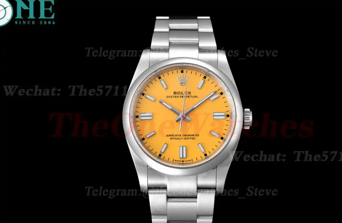 Oyster Perpetual 126000 36mm SS SS Yellow Dial EWF A3230