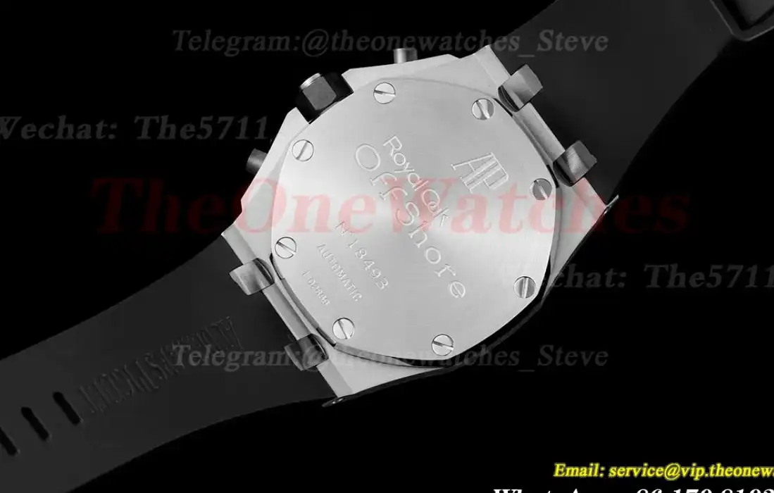 Royal Oak Offshore 42mm SS RU Black Wht APF A7750