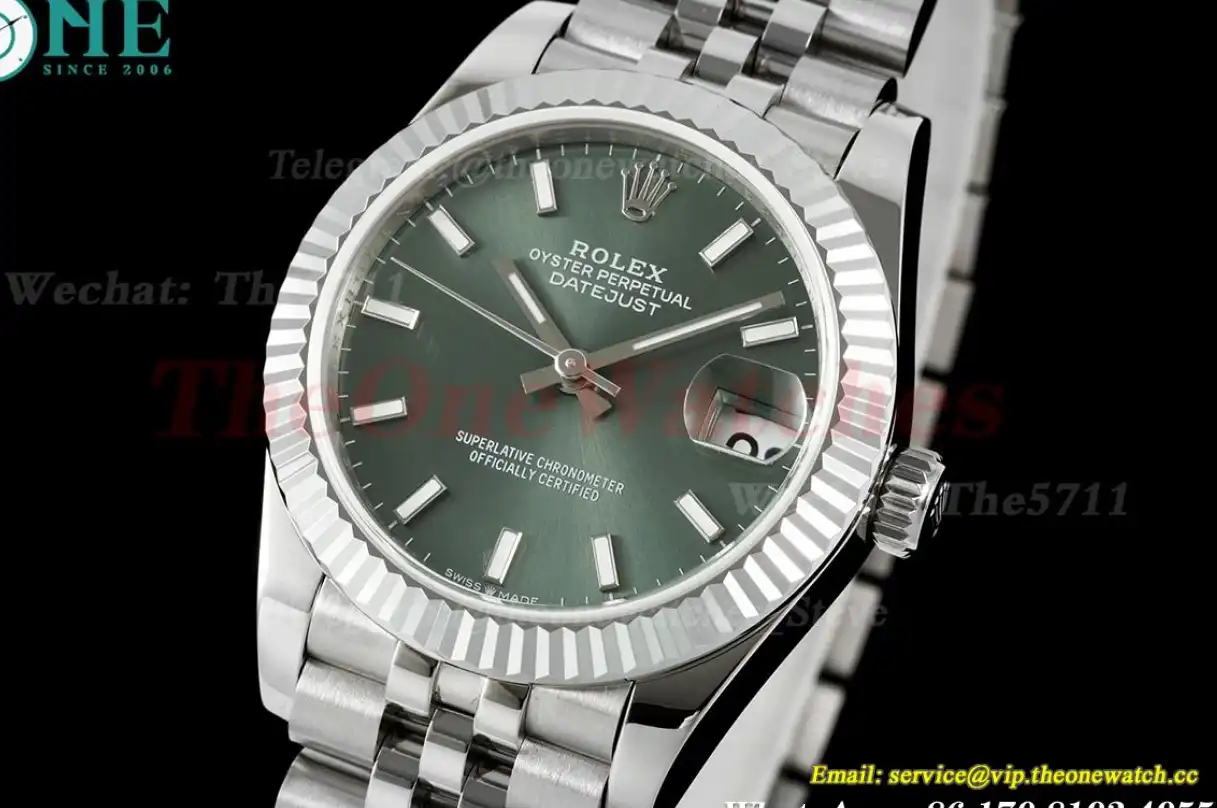 Datejust 278274 31mm Jub SS SS Green Stk GMF A2824