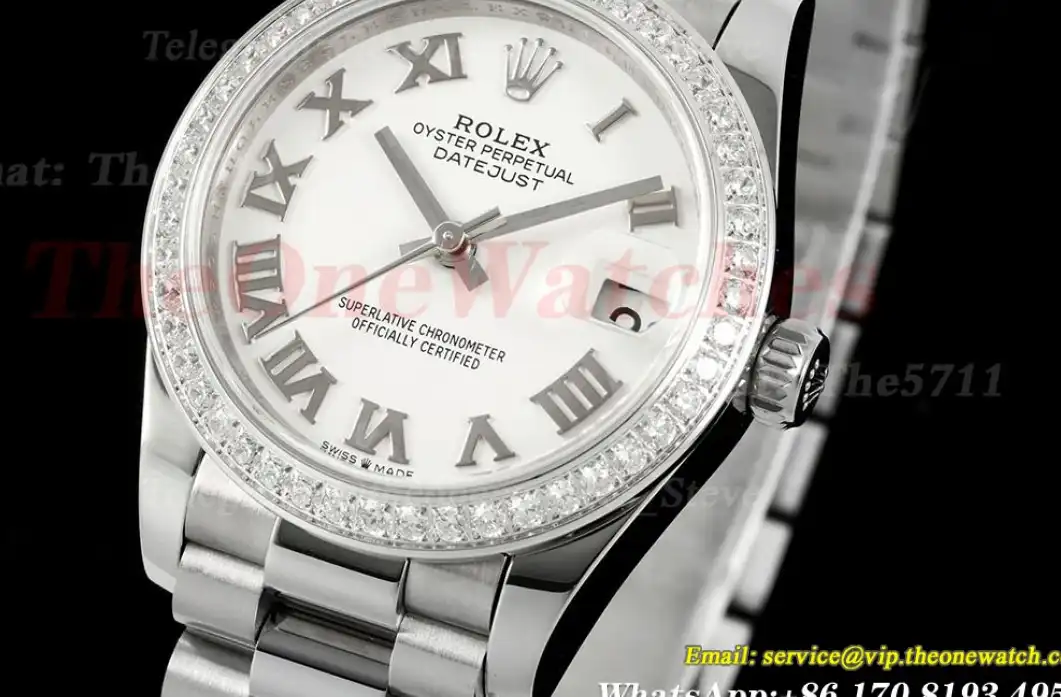 Datejust 278274 31mm Pres Dia SS SS White Dial GMF A2824