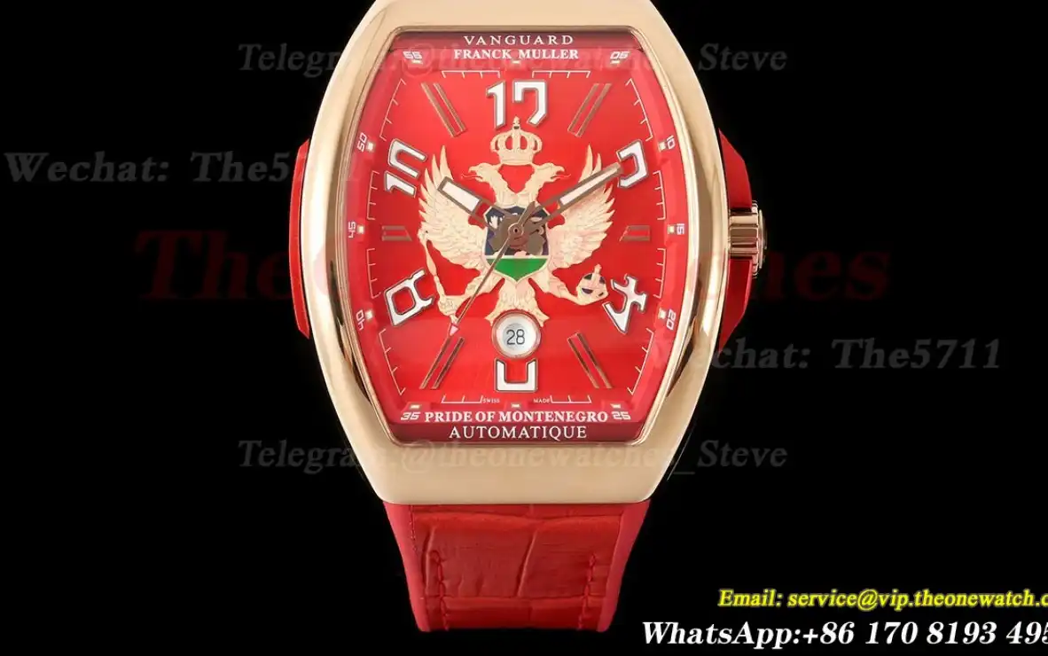 Vanguard Racing Montenegro 44mm RG LE Red Dial ABF A2824