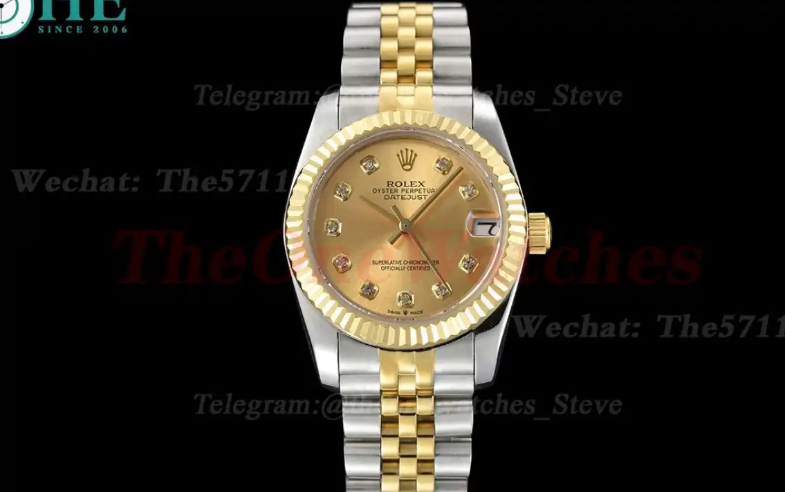 Datejust 31mm 278273 YG SS Gold Dia GDF MY8215