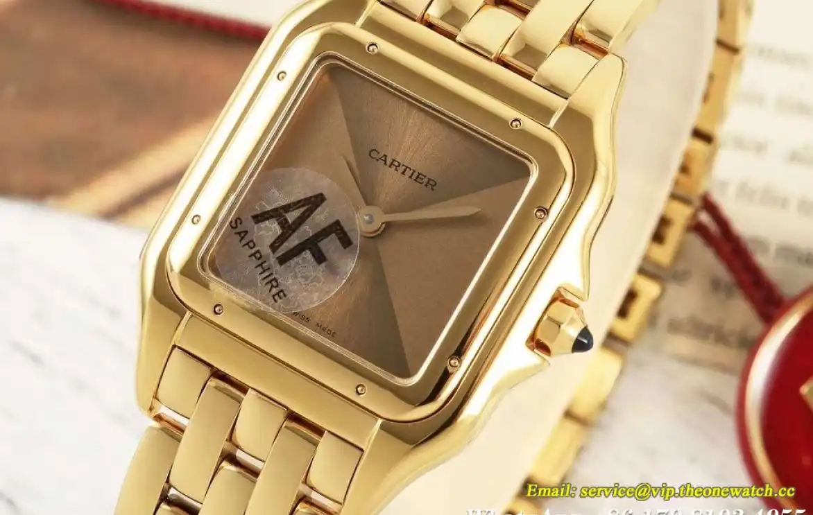 Panthere Secrete De Ladies 27mm YG YG Gold Brown Dial AF Quartz