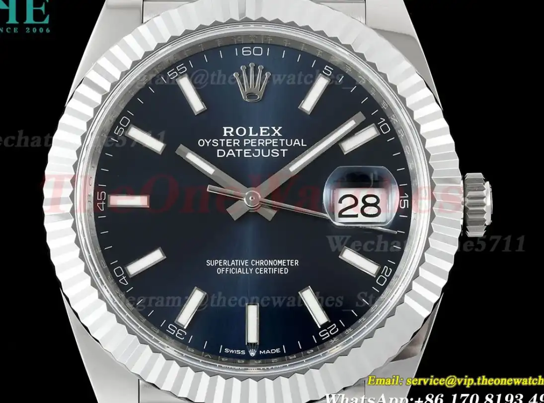 Datejust 126334 41mm Jub SS SS Blue Dial JQF VR3235