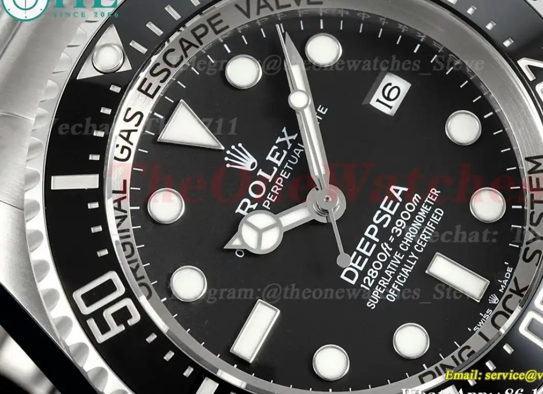 DeepSea 136660 44mm SS SS Black DIal EWEF A3235