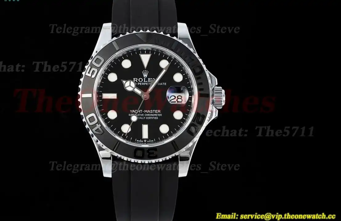 Yacht-Master 226659 42mm Wrapped SS RU Black Dot IPKF VR3235 (Gain Weight)