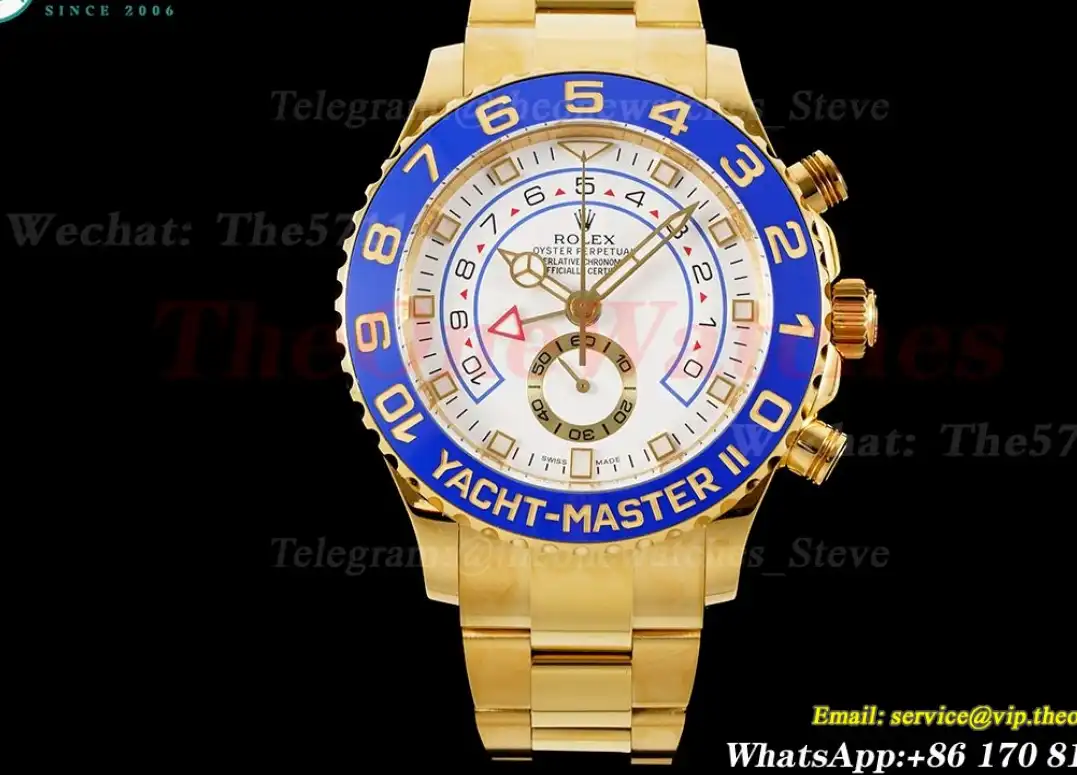 Yacht-Master II 116688 44mm YG YG White Num KF A7750