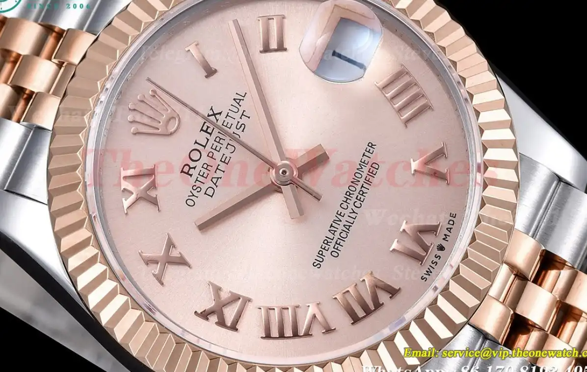 Datejust Ladies 31mm Jubilee RG SS Gold Rmn WF A2671