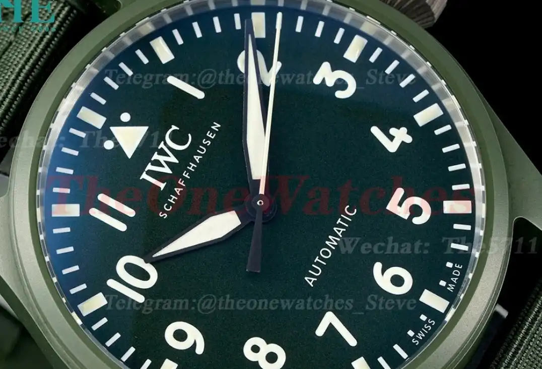 Big Pilot 43mm Woodland Cer NY Green Dial M+ 8N24