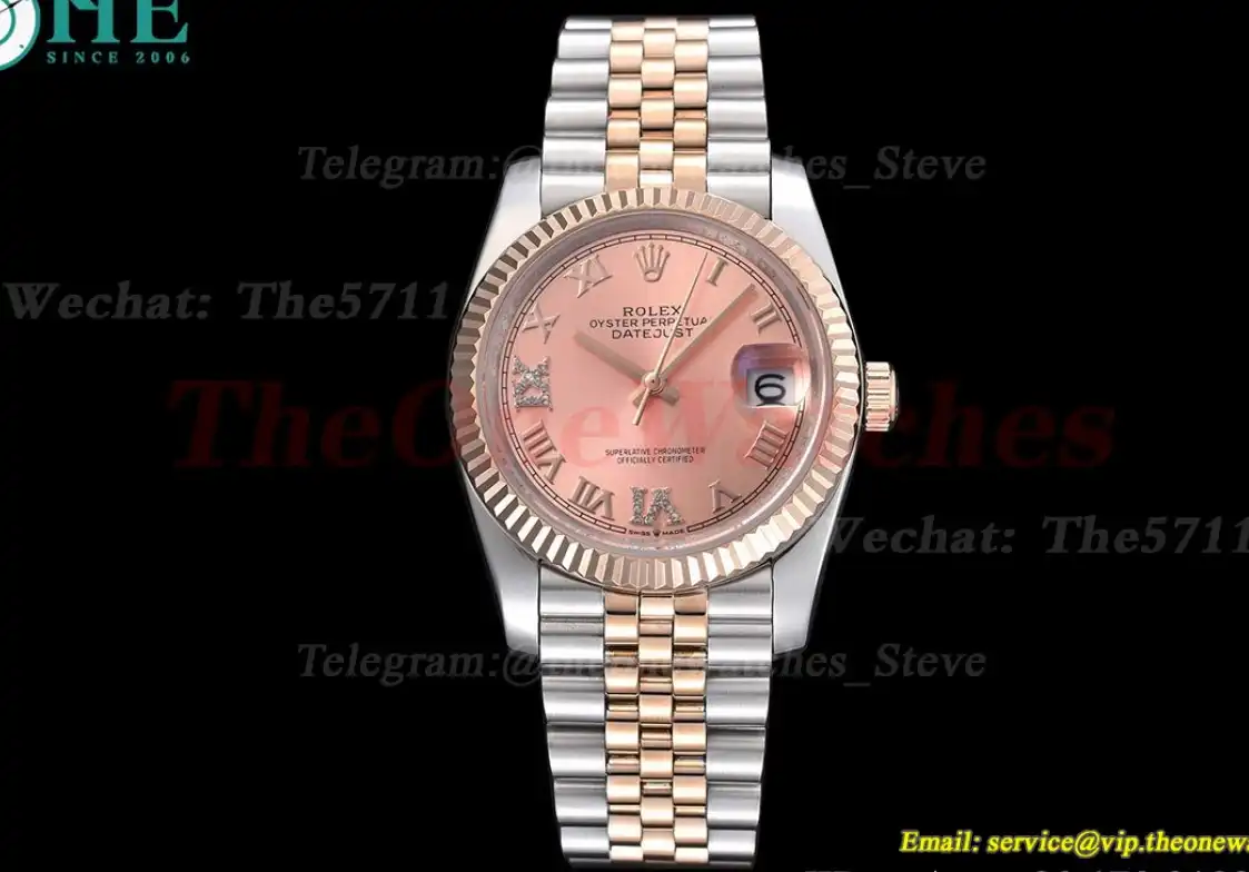 Datejust 126231 36mm Jub RG SS Rose Gold Dial GDF MY8215