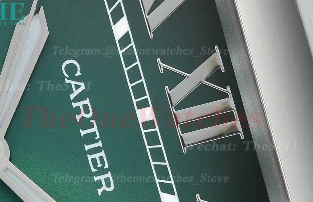 Santos De Cartier 40mm XL SS SS Green Dial BVF MY9019