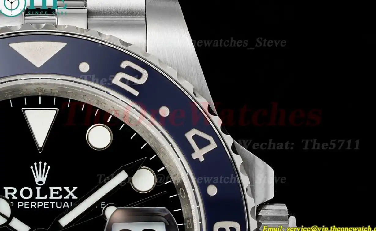 GMT Master II 126710 Pepsi Jub 40mm SS SS Black Dial QF VR3285