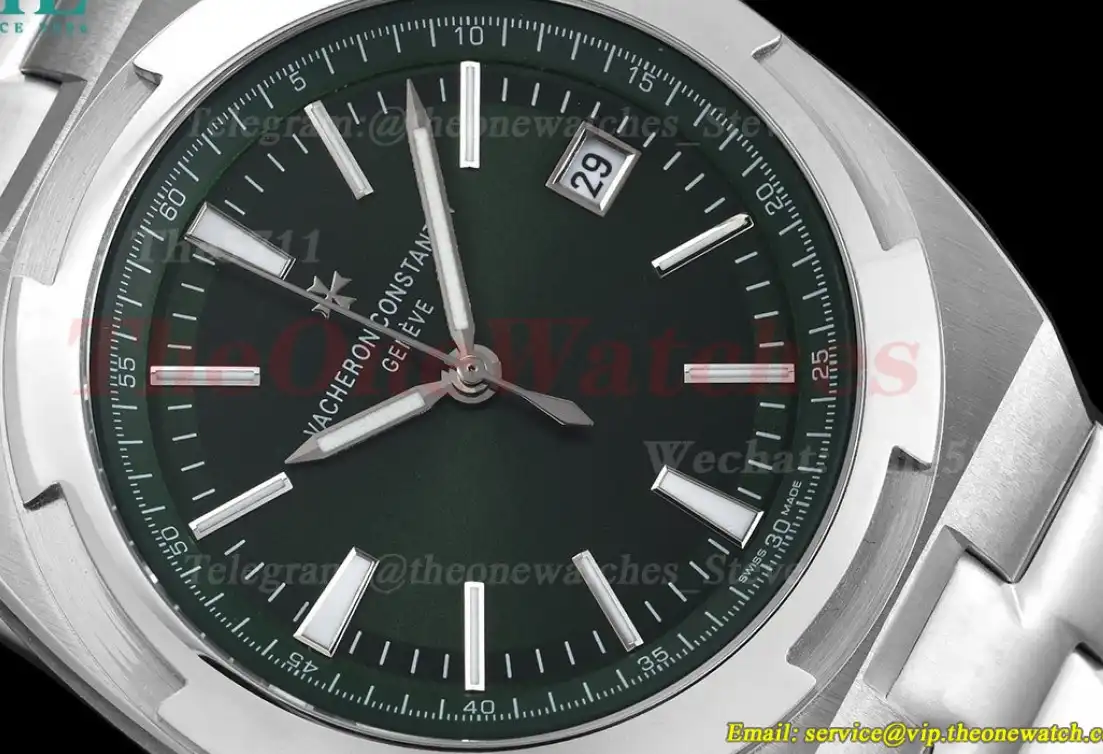 Overseas 4500V 41mm SS SS Green Dial GDF MY8215