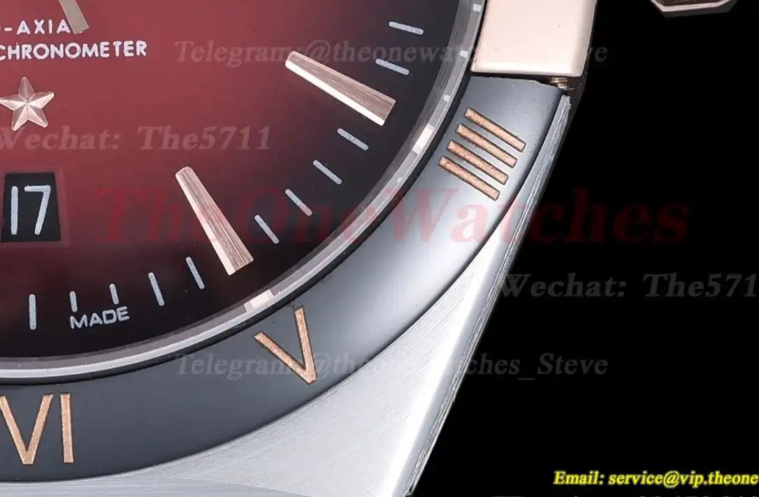 Constellation 41mm Cer RG LE Red Black Dial GDF MY8215