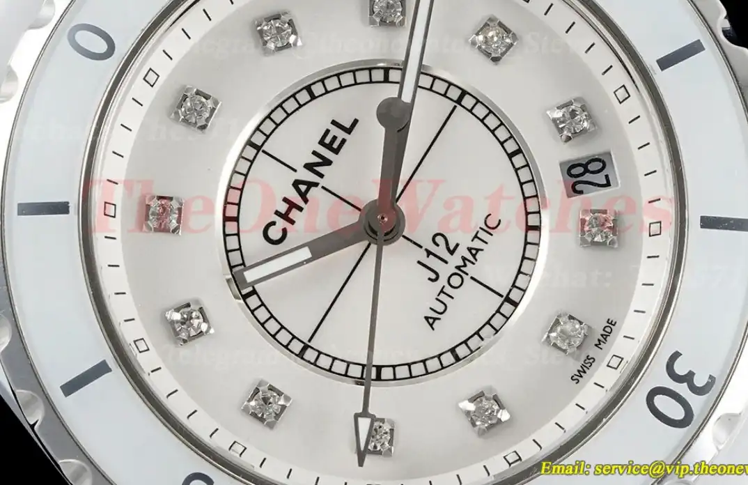 J12 38mm White Ceramic Cer White Dia HTF A2892