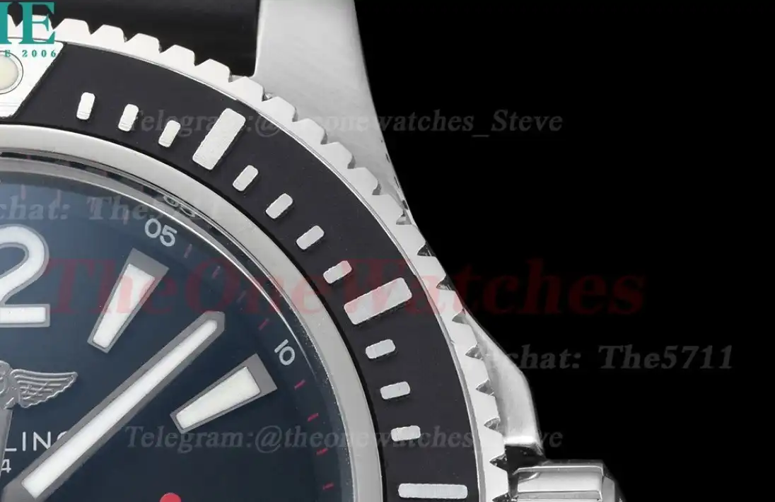 Superocean Ironman 44mm SS RU Black Dial BLSF A2824