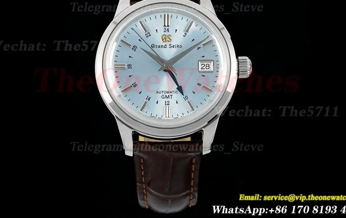 Elegance GMT 39.5mm Ice Blue Dial GSF NH34