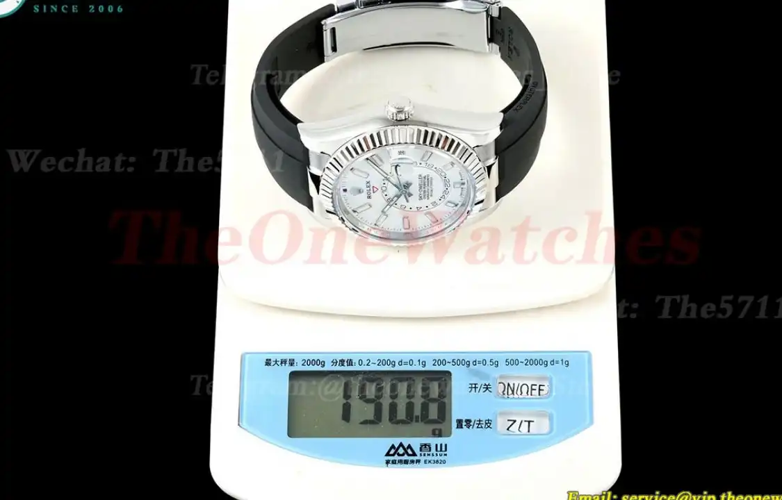 SkyDweller 336234 42mm SS RU White Dial ZF A2824(Tungsten Heavy Version)