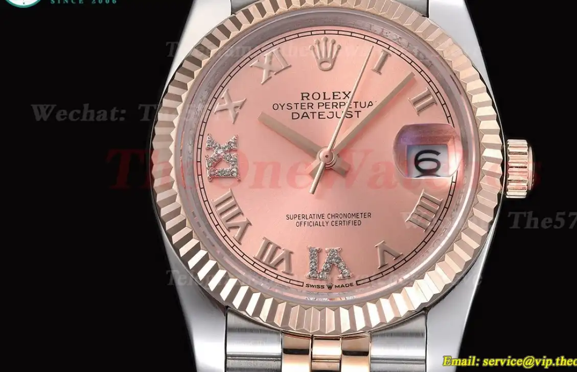 Datejust 126231 36mm Jub RG SS Rose Gold Dial GDF MY8215