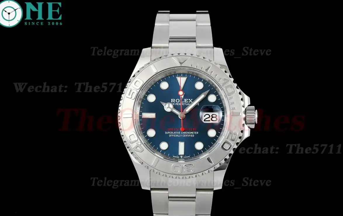 Yacht-Master 126622 40mm SS SS Blue Dot JQF VR3235