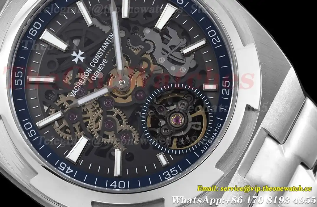 Overseas 6000V 41mm SS SS Skeleton Dial GDF A7500