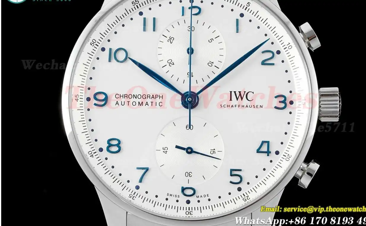 Portuguese Chrono IW371617 41mm SS SS White Num AZF A69355