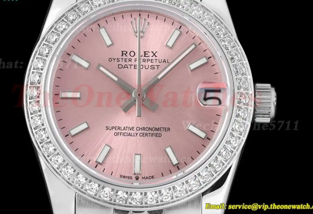 Datejust 28mm Dia SS SS Pink Stk GDF MY8215