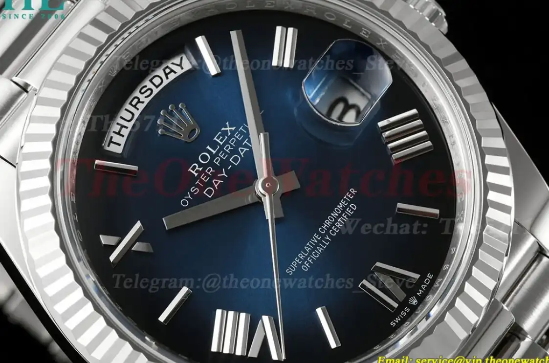 DayDate 228239 40mm SS SS Blue Dial THBF SH3255(Tungsten Heavy Version)