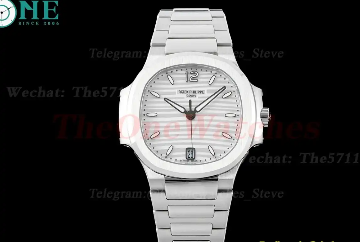 Nautilus 7118 35mm SS SS White Dial PPF 324SC